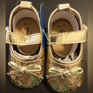 Myggpp Toddler Gold Soft Shoe